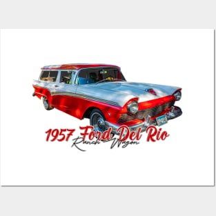 1957 Ford Del Rio Ranch Wagon Posters and Art